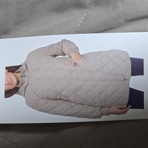 DKNY Women's Quilted Jacket Gray